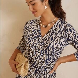 NEW Tommy Bahama (MSRP:$158.00) wrap dress 3/4 Sleeve Dress -